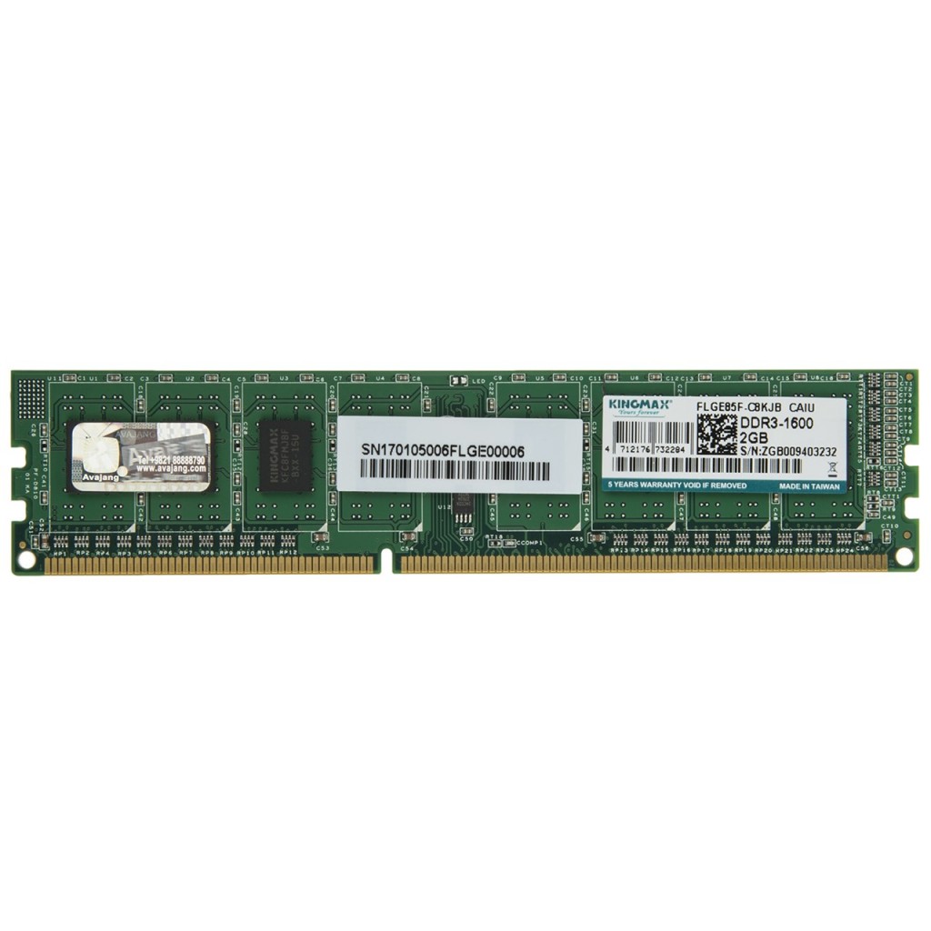 رم کامپیوتر DDR3 تک کاناله 1600 مگاهرتز کینگ مکس ظرفیت 2 گیگابایت رم کامپیوتر DDR3 تک کاناله 1600 مگاهرتز کینگ مکس ظرفیت 2 گیگابایت