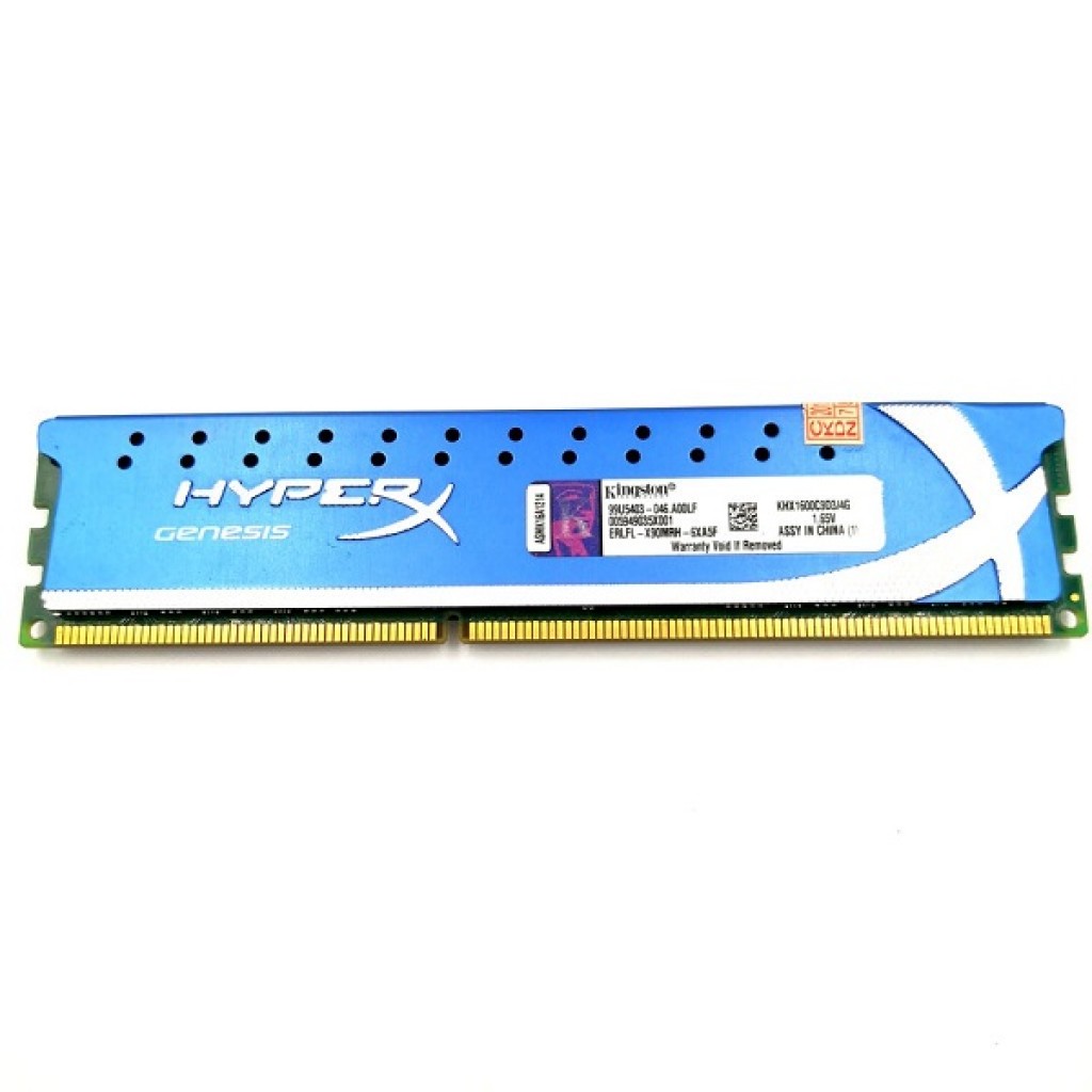 رم کامپیوتر DDR3 تک کاناله 1866 مگاهرتز CL10 هایپرایکس مدل GENESIS-BLUE ظرفیت 4 گیگابایت رم کامپیوتر DDR3 تک کاناله 1866 مگاهرتز CL10 هایپرایکس مدل GENESIS-BLUE ظرفیت 4 گیگابایت