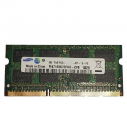 رم لپ ‌تاپ DDR3 تک کاناله 1066 مگاهرتز PC3 سامسونگ مدل 10600sظرفیت 1 گیگابایت