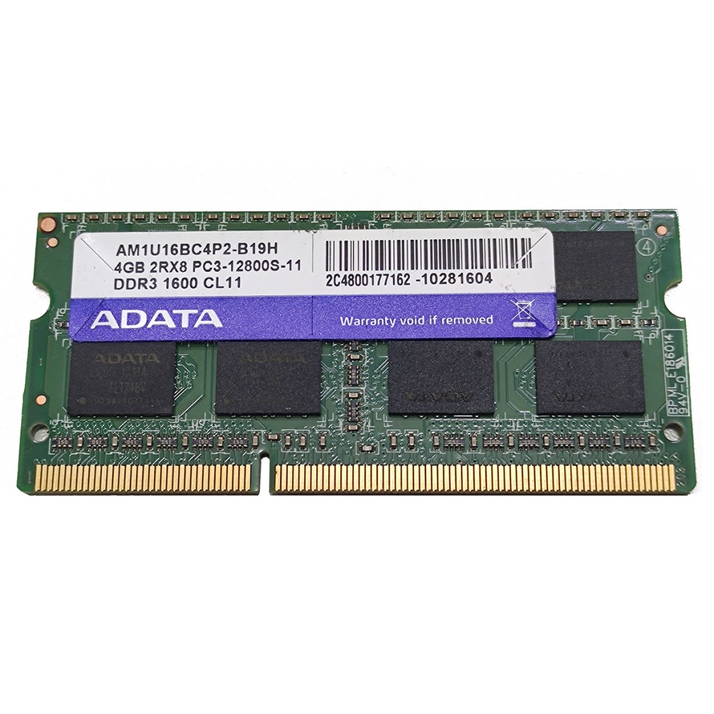 رم لپ تاپ DDR3 تک کاناله 12800s مگاهرتز CL11 ای دیتا مدل PC3 ظرفیت 4 گیگابایت رم لپ تاپ DDR3 تک کاناله 12800s مگاهرتز CL11 ای دیتا مدل PC3 ظرفیت 4 گیگابایت