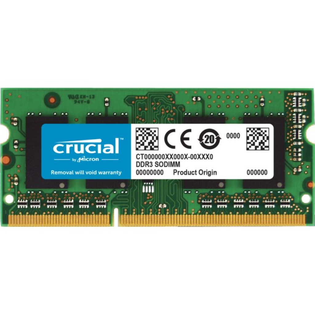رم لپ تاپ DDR3 تک کاناله 1333 مگاهرتز CL9 کروشیال مدل GET ظرفیت 8 گیگابایت رم لپ تاپ DDR3 تک کاناله 1333 مگاهرتز CL9 کروشیال مدل GET ظرفیت 8 گیگابایت