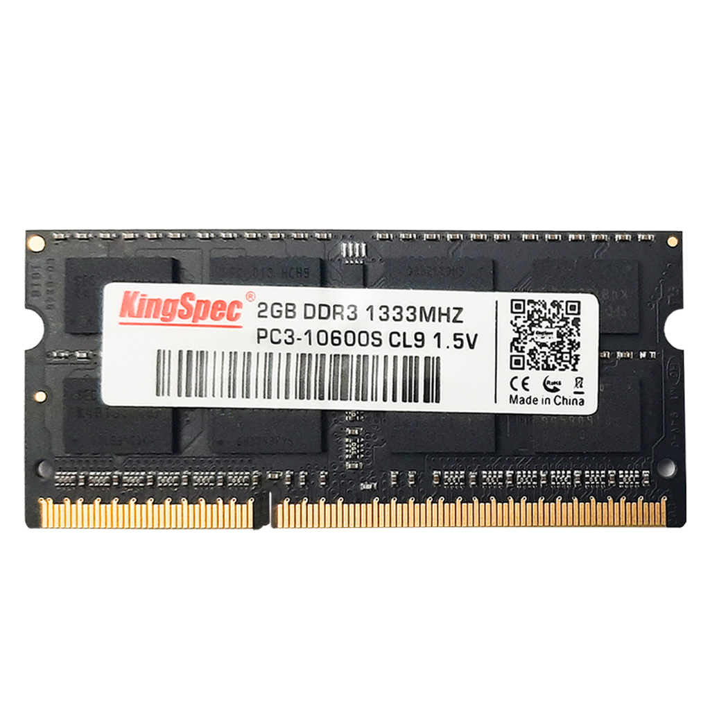 رم لپ تاپ DDR3 تک کاناله 1333 مگاهرتز CL9 کینگ اسپک مدل 10600S ظرفیت 2 گیگابایت رم لپ تاپ DDR3 تک کاناله 1333 مگاهرتز CL9 کینگ اسپک مدل 10600S ظرفیت 2 گیگابایت