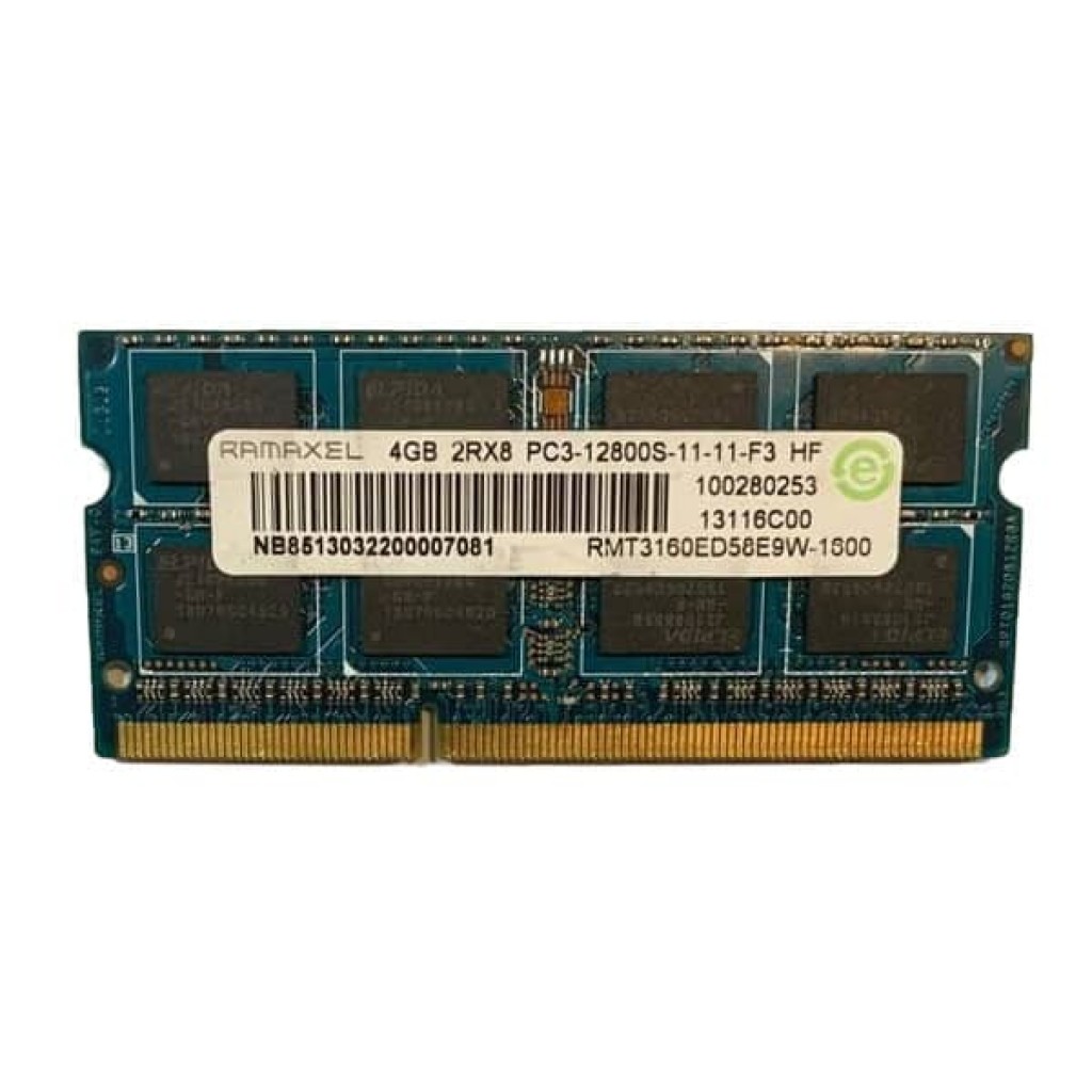 رم لپ تاپ DDR3 تک کاناله 1600 مگاهرتز 12800 رامکسل مدل PC3L ظرفیت 4 گیگابایت رم لپ تاپ DDR3 تک کاناله 1600 مگاهرتز 12800 رامکسل مدل PC3L ظرفیت 4 گیگابایت