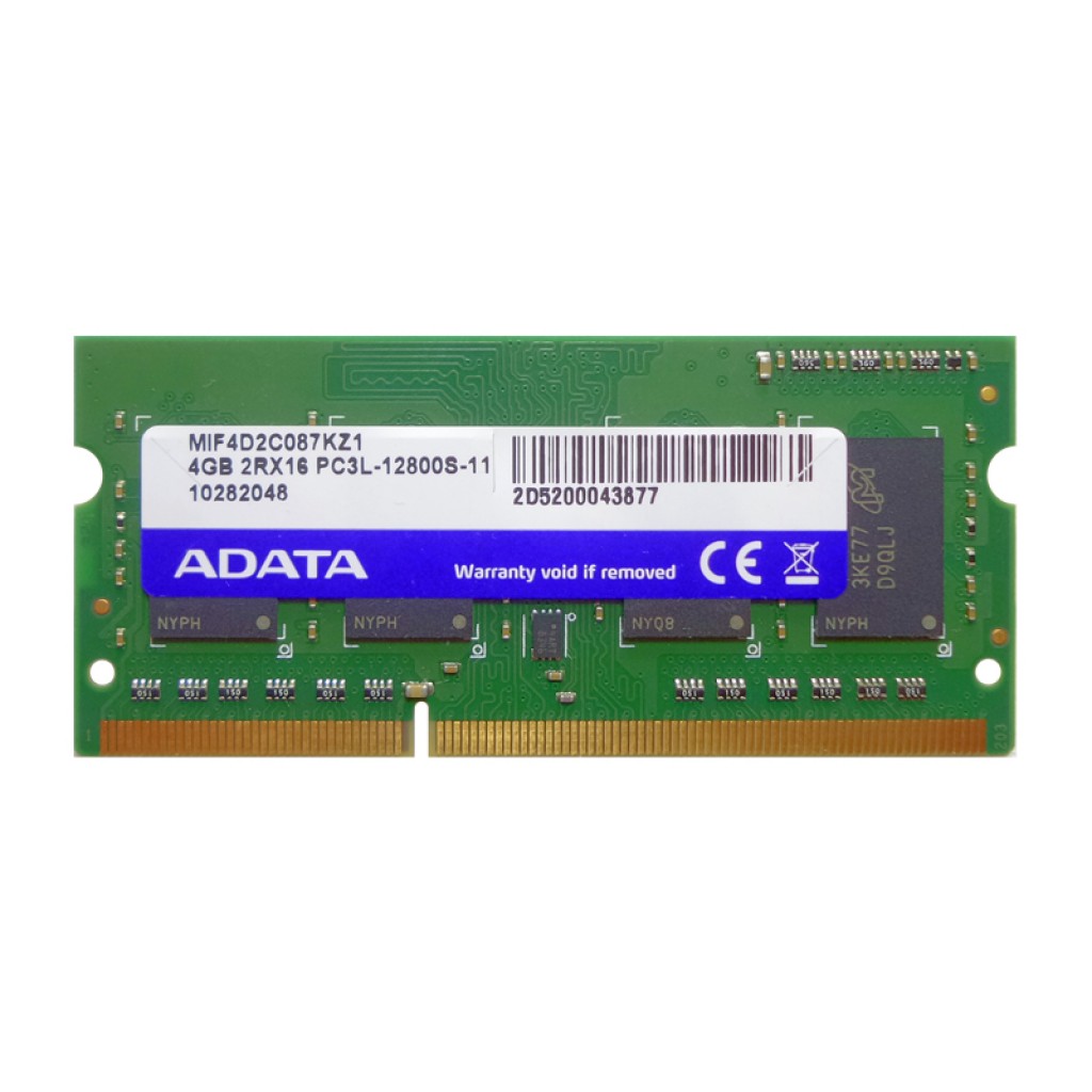 رم لپ تاپ DDR3 تک کاناله 1600 مگاهرتز CL11 ای دیتا مدل PC3L ظرفیت 4 گیگابایت رم لپ تاپ DDR3 تک کاناله 1600 مگاهرتز CL11 ای دیتا مدل PC3L ظرفیت 4 گیگابایت