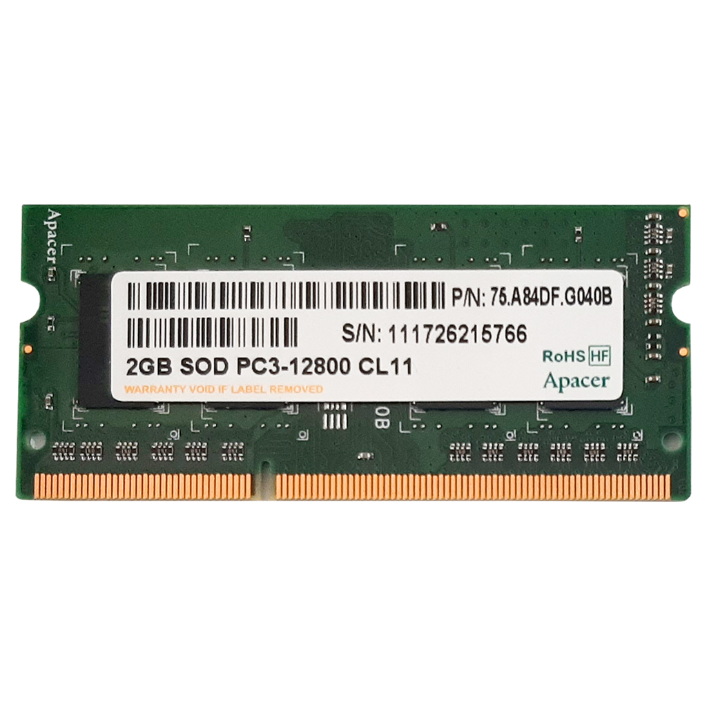 رم لپ تاپ DDR3 تک کاناله 1600 مگاهرتز CL11 اپیسر مدل 12800 ظرفیت 2 گیگابایت رم لپ تاپ DDR3 تک کاناله 1600 مگاهرتز CL11 اپیسر مدل 12800 ظرفیت 2 گیگابایت