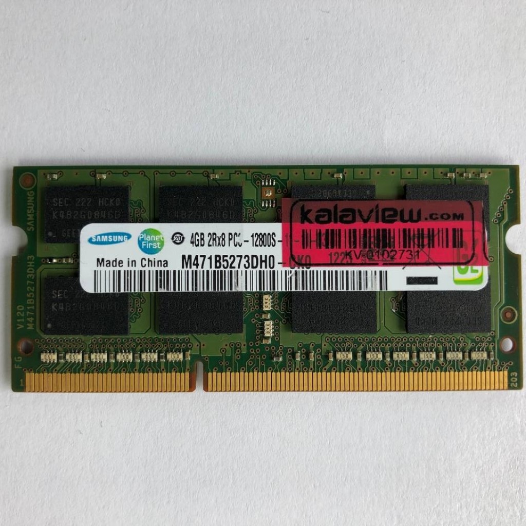 رم لپ تاپ DDR3 تک کاناله 1600 مگاهرتز سامسونگ مدل PC3-12800 ظرفیت 4 گیگابایت رم لپ تاپ DDR3 تک کاناله 1600 مگاهرتز سامسونگ مدل PC3-12800 ظرفیت 4 گیگابایت