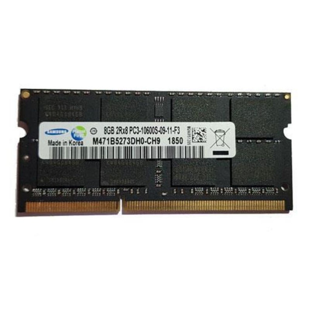 رم لپ تاپ DDR3_PC3 تک کاناله 1333 مگاهرتز CL16 سامسونگ مدل 10600s ظرفیت 8 گیگابایت رم لپ تاپ DDR3_PC3 تک کاناله 1333 مگاهرتز CL16 سامسونگ مدل 10600s ظرفیت 8 گیگابایت