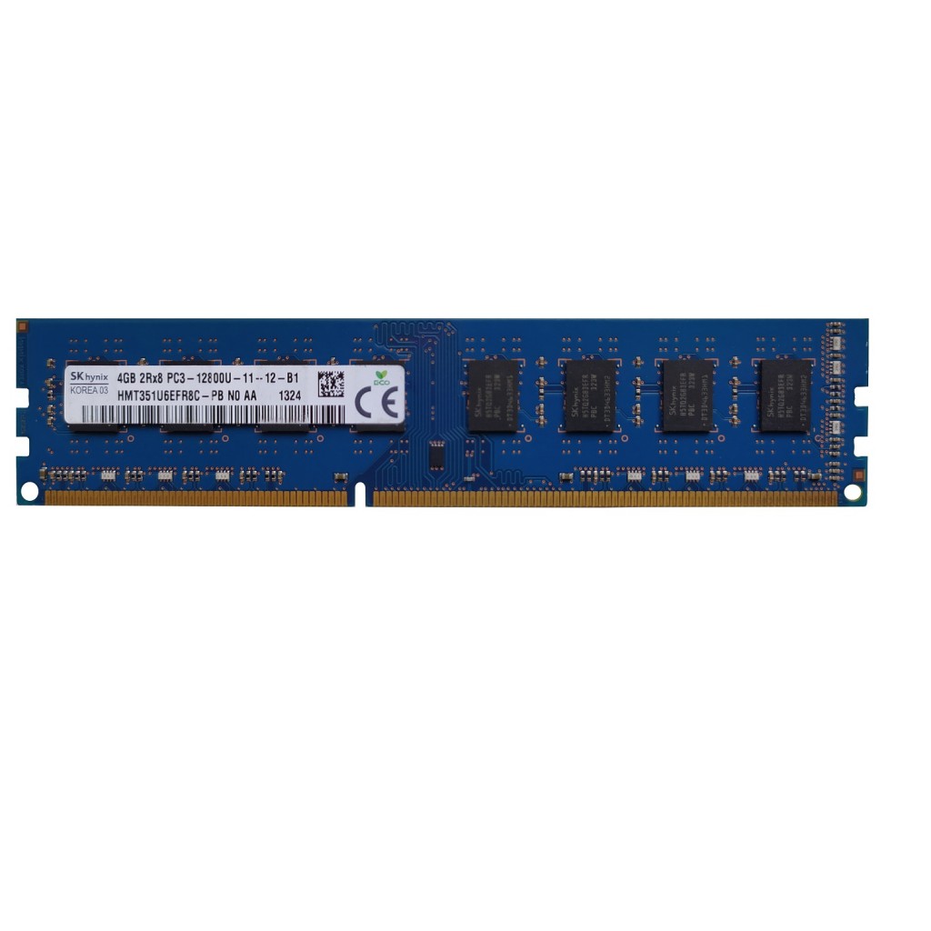 رم کامپیوتر DDR3 تک کاناله 12800 مگاهرتز CL11 اس کی هاینیکس مدل HMT351U6EFR8C-PB ظرفیت 4 گیگابایت