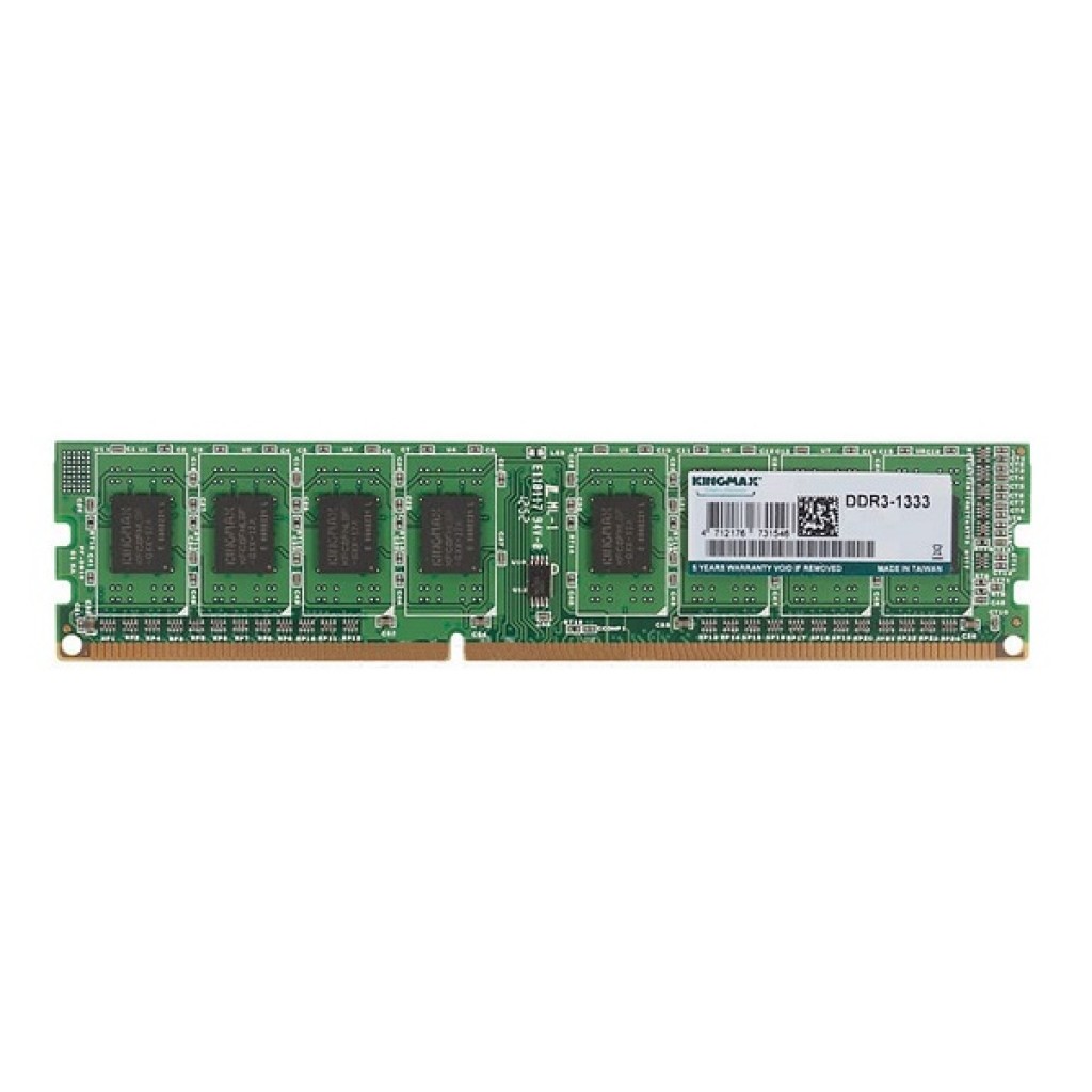 رم کامپیوتر DDR3 تک کاناله 1333 مگاهرتز CL9 کینگ مکس مدل PC3-10600 ظرفیت 4 گیگابایت رم کامپیوتر DDR3 تک کاناله 1333 مگاهرتز CL9 کینگ مکس مدل PC3-10600 ظرفیت 4 گیگابایت