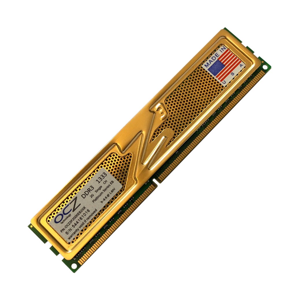 رم کامپیوتر DDR3 تک کاناله ۱۳۳۳ مگاهرتز CL9 او سی زد مدل platinum ظرفیت ۲ گیگابایت رم کامپیوتر DDR3 تک کاناله ۱۳۳۳ مگاهرتز CL9 او سی زد مدل platinum ظرفیت ۲ گیگابایت