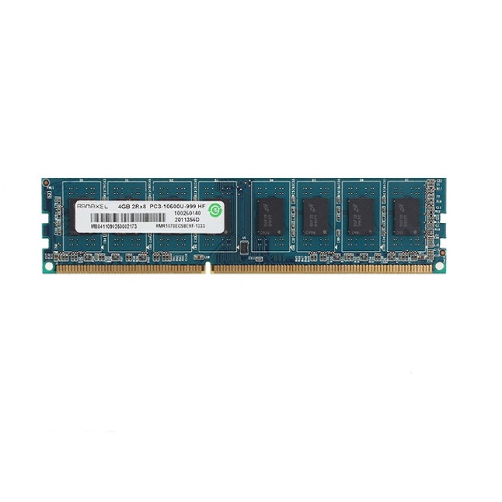 رم کامپیوتر DDR3 تک کاناله 1333 مگاهرتز CL9 رامکسل مدل PC3-10600 ظرفیت 4 گیگابایت رم کامپیوتر DDR3 تک کاناله 1333 مگاهرتز CL9 رامکسل مدل PC3-10600 ظرفیت 4 گیگابایت