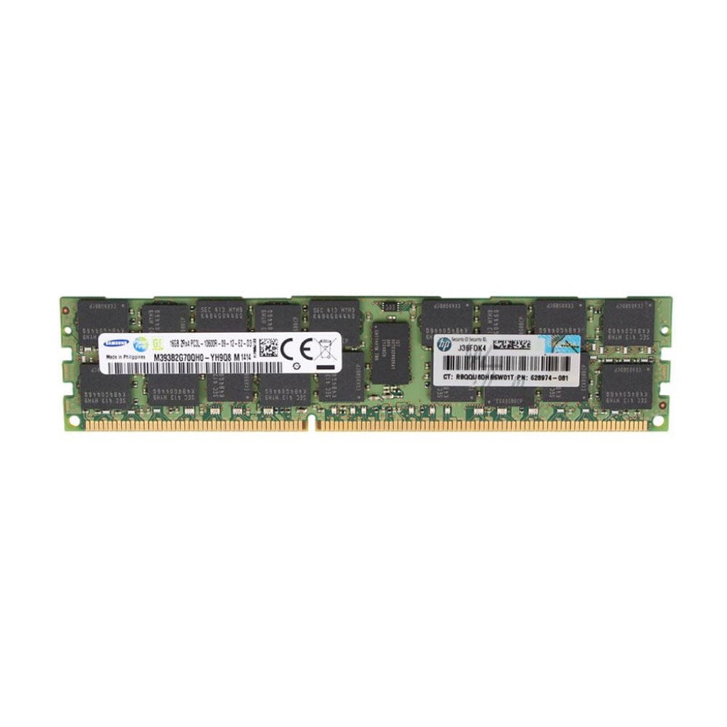 رم سرور DDR3 تک کاناله 10600 مگاهرتز اچ پی مدل 001 ظرفیت 16 گیگابایت رم سرور DDR3 تک کاناله 10600 مگاهرتز اچ پی مدل 001 ظرفیت 16 گیگابایت