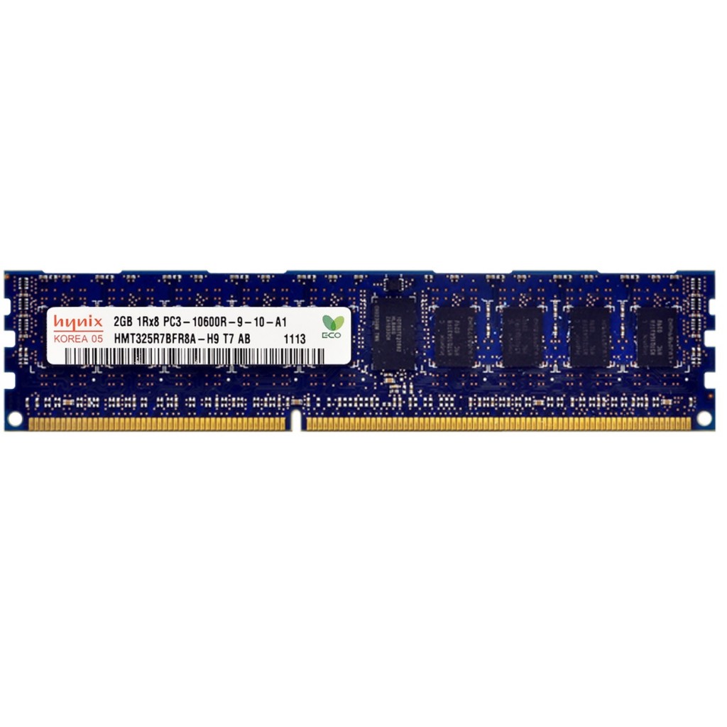 رم سرور DDR3 تک کاناله 1333 مگاهرتز CL9 هاینیکس مدل HMT325R7BFR8A-H9 T7 AB ظرفیت 2 گیگابایت رم سرور DDR3 تک کاناله 1333 مگاهرتز CL9 هاینیکس مدل HMT325R7BFR8A-H9 T7 AB ظرفیت 2 گیگابایت