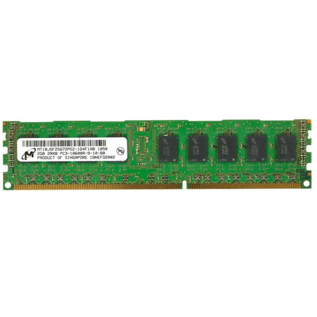رم سرور DDR3 تک کاناله 1333 مگاهرتز CL9 میکرون مدل MT18JSF25672PDZ-1G4F1AB ظرفیت 2 گیگابایت رم سرور DDR3 تک کاناله 1333 مگاهرتز CL9 میکرون مدل MT18JSF25672PDZ-1G4F1AB ظرفیت 2 گیگابایت