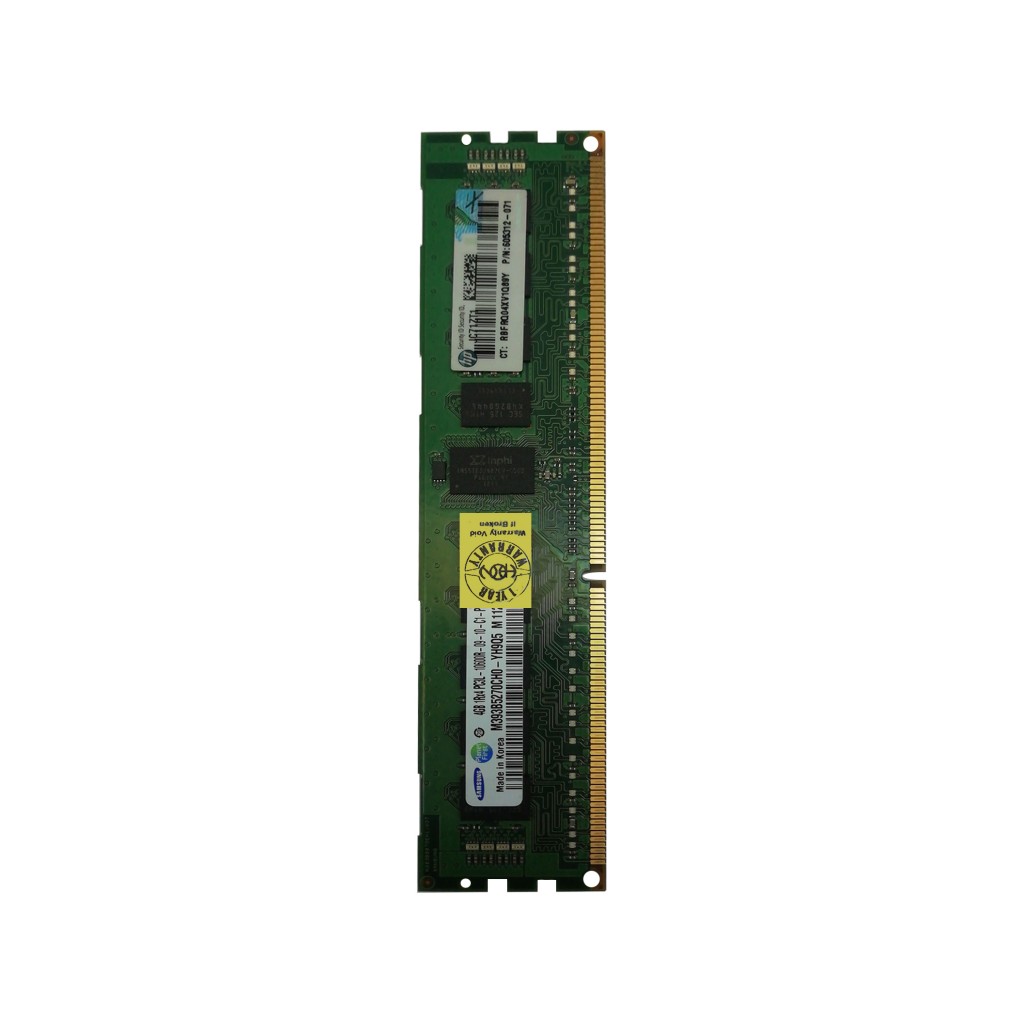 رم سرور DDR3 تک کاناله 1333 مگاهرتز PCL3 اچ پی مدل 071-605312 ظرفیت 4 گیگابایت رم سرور DDR3 تک کاناله 1333 مگاهرتز PCL3 اچ پی مدل 071-605312 ظرفیت 4 گیگابایت