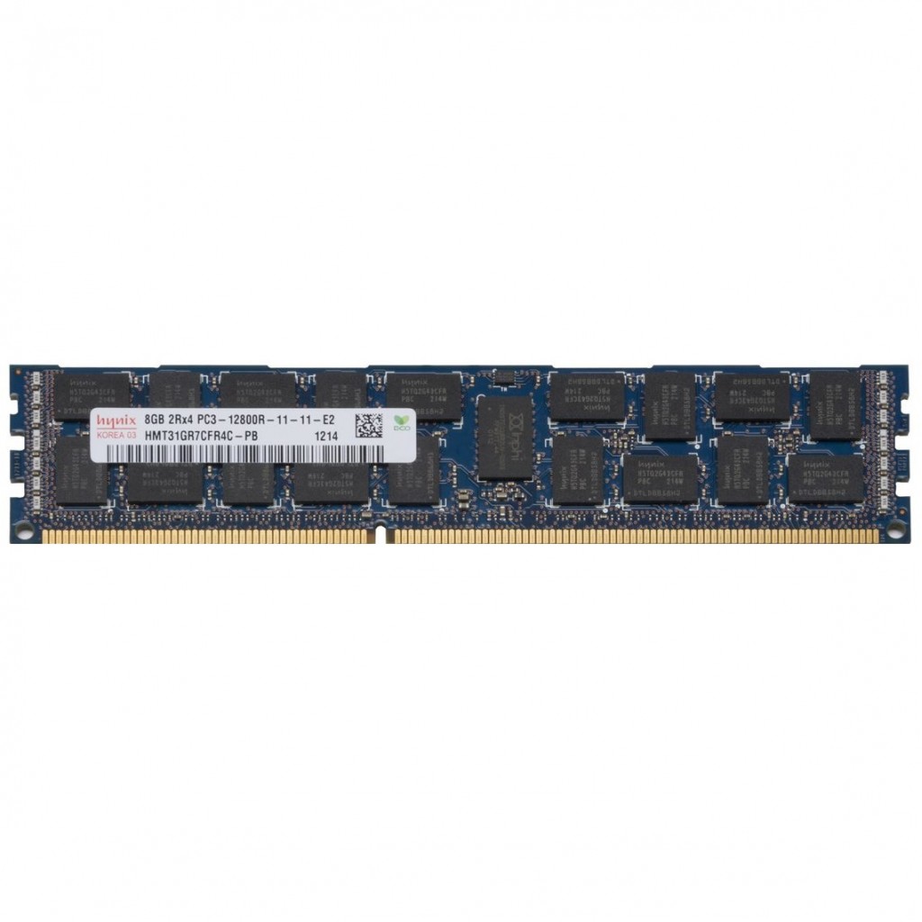رم سرور DDR3 تک کاناله 1600 مگاهرتز CL11 هاینیکس مدل HMT31GR7CFR4C-PB ظرفیت 8 گیگابایت رم سرور DDR3 تک کاناله 1600 مگاهرتز CL11 هاینیکس مدل HMT31GR7CFR4C-PB ظرفیت 8 گیگابایت