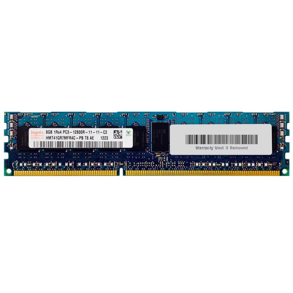 رم سرور DDR3 تک کاناله 1600 مگاهرتز CL11 هاینیکس مدل HMT41GR7MFR4C-PB T8 AE ظرفیت 8 گیگابایت رم سرور DDR3 تک کاناله 1600 مگاهرتز CL11 هاینیکس مدل HMT41GR7MFR4C-PB T8 AE ظرفیت 8 گیگابایت