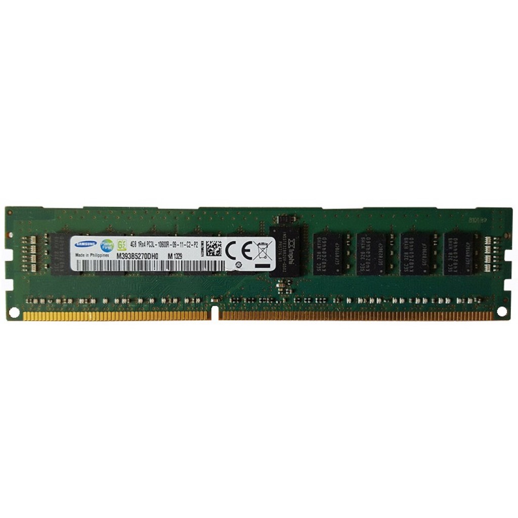 رم سرور DDR3 تک کاناله 1600 مگاهرتز CL11 سامسونگ مدل M393B5270DH0 ظرفیت 4 گیگابایت رم سرور DDR3 تک کاناله 1600 مگاهرتز CL11 سامسونگ مدل M393B5270DH0 ظرفیت 4 گیگابایت