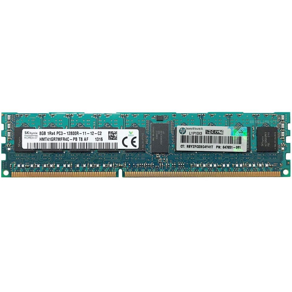 رم سرور DDR3 تک کاناله 1600 مگاهرتز CL11 اس کی هاینیکس مدل HMT41GR7AFR4C-PB T8 AF ظرفیت 8 گیگابایت رم سرور DDR3 تک کاناله 1600 مگاهرتز CL11 اس کی هاینیکس مدل HMT41GR7AFR4C-PB T8 AF ظرفیت 8 گیگابایت