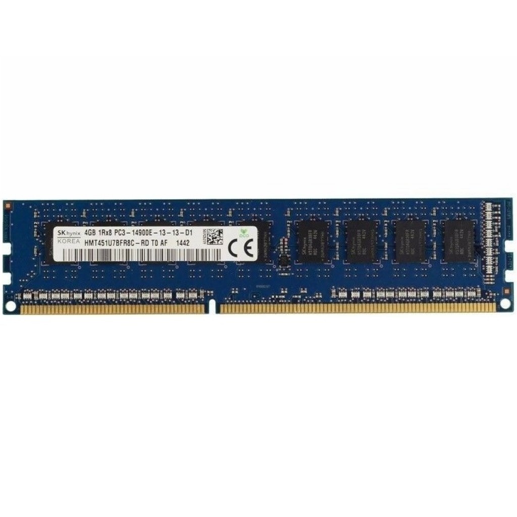 رم سرور DDR3 تک کاناله 1866 مگاهرتز CL13 اس کی هاینیکس مدل HMT451U7BFR8C-RD ظرفیت 4 گیگابایت رم سرور DDR3 تک کاناله 1866 مگاهرتز CL13 اس کی هاینیکس مدل HMT451U7BFR8C-RD ظرفیت 4 گیگابایت