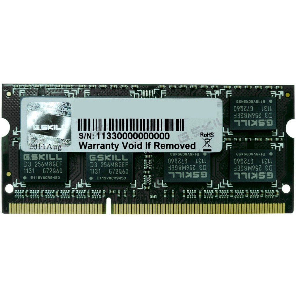 رم لپ تاپ DDR3L تک کاناله 1600 مگاهرتز CL11 جی اسکیل ظرفیت 8 گیگابایت رم لپ تاپ DDR3L تک کاناله 1600 مگاهرتز CL11 جی اسکیل ظرفیت 8 گیگابایت