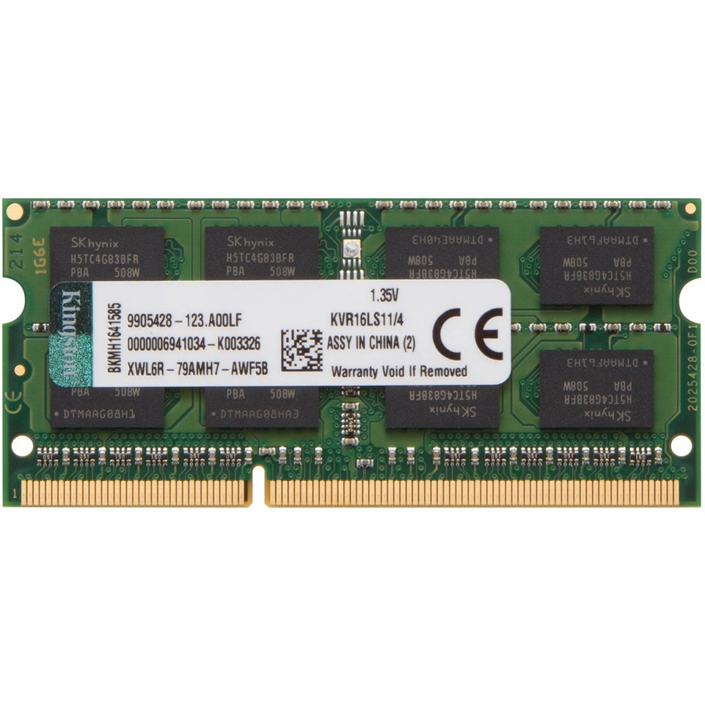 رم لپ تاپ DDR3L تک کاناله 1600 مگاهرتز CL11 مدل ValueRAM ظرفیت 4 گیگابایت رم لپ تاپ DDR3L تک کاناله 1600 مگاهرتز CL11 مدل ValueRAM ظرفیت 4 گیگابایت