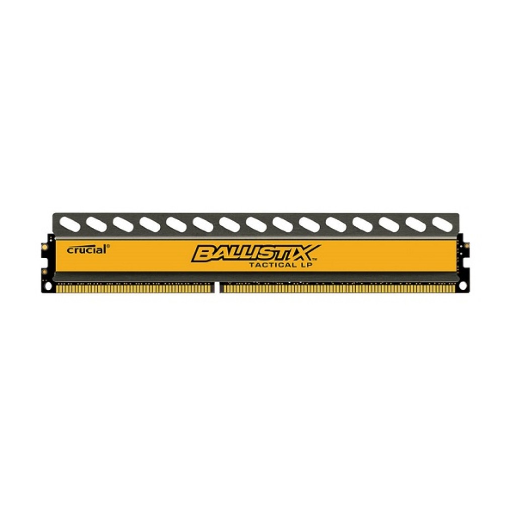 رم کامپیوتر DDR3L تک کاناله 1600 مگاهرتز CL8 کروشیال مدل BALLISTIX TACTICAL-LP ظرفیت 4 گیگابایت رم کامپیوتر DDR3L تک کاناله 1600 مگاهرتز CL8 کروشیال مدل BALLISTIX TACTICAL-LP ظرفیت 4 گیگابایت