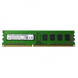 رم کامپیوتر DDR3L تک کاناله 1600 مگاهرتز CL11 میکرون مدل PC3L ظرفیت 4 گیگابایت