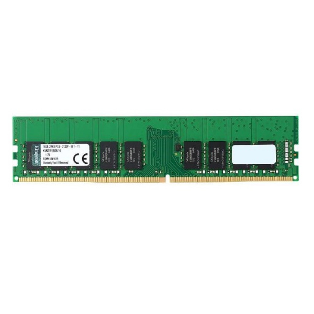 رم کامپیوتر DDR4 تک کاناله 2133 مگاهرتز CL15 کینگستون مدل KCP421NS8 ظرفیت 16 گیگابایت