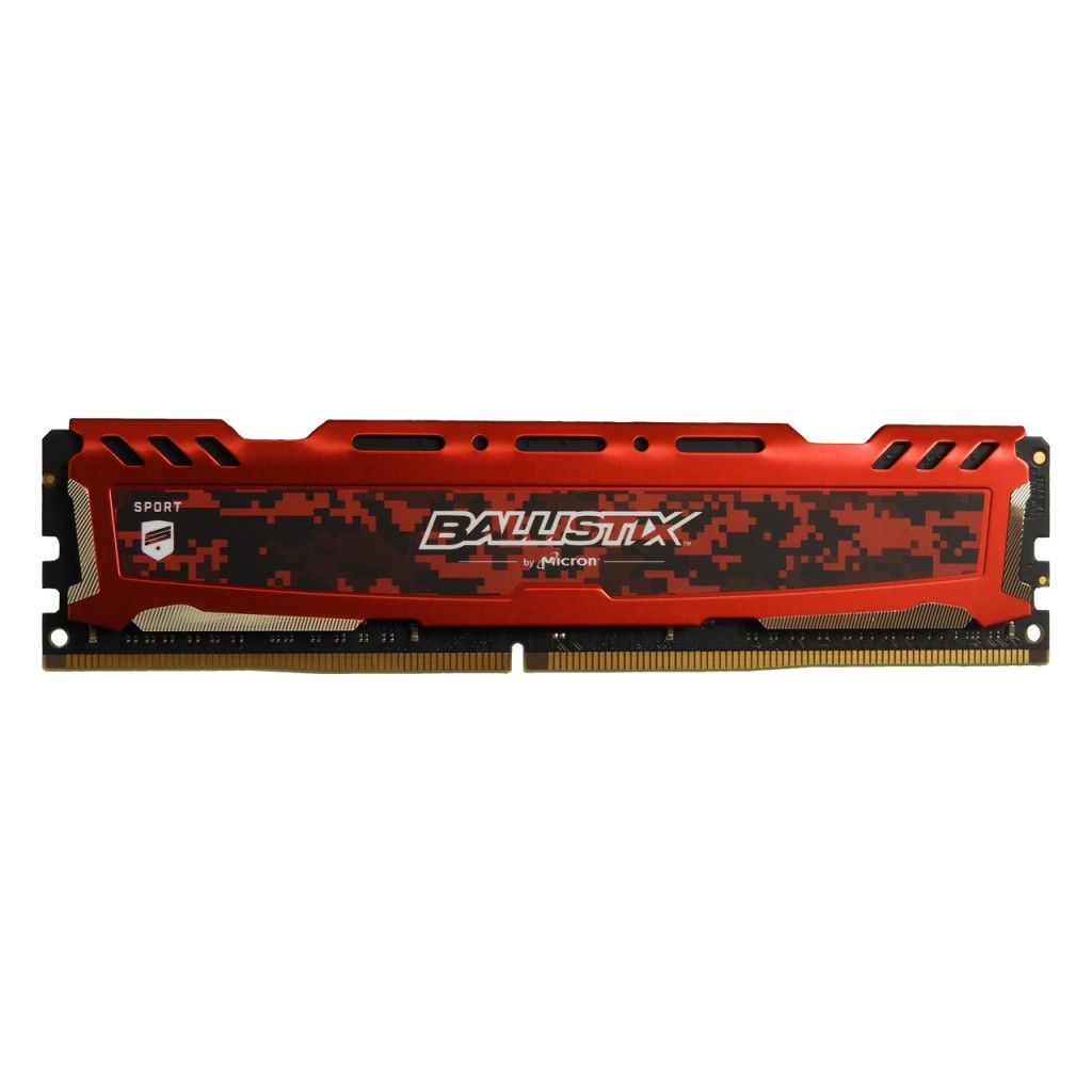 رم کامپیوتر DDR4 تک کاناله 2400 مگاهرتز CL16 کروشیال مدل Ballistix Sport ظرفیت 8 گیگابایت رم کامپیوتر DDR4 تک کاناله 2400 مگاهرتز CL16 کروشیال مدل Ballistix Sport ظرفیت 8 گیگابایت