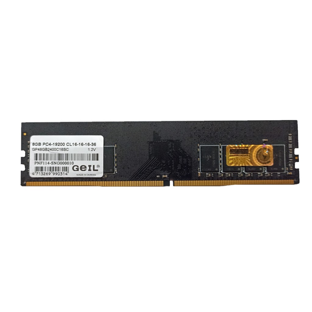 رم کامپیوتر DDR4 تک کاناله 2400 مگاهرتز CL16 گیل مدل Pristine ظرفیت 8 گیگابایت رم کامپیوتر DDR4 تک کاناله 2400 مگاهرتز CL16 گیل مدل Pristine ظرفیت 8 گیگابایت