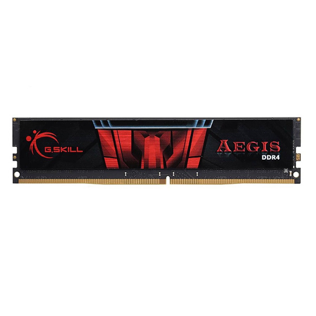 رم کامپیوتر DDR4 تک کاناله 2400 مگاهرتز CL17 جی اسکیل مدل AEGIS ظرفیت 8 گیگابایت