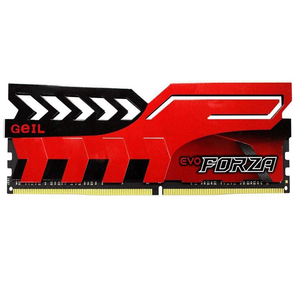 رم کامپیوتر DDR4 تک کاناله 2400 مگاهرتز CL17 گیل مدل Evo Forza ظرفیت 16 گیگابایت رم کامپیوتر DDR4 تک کاناله 2400 مگاهرتز CL17 گیل مدل Evo Forza ظرفیت 16 گیگابایت