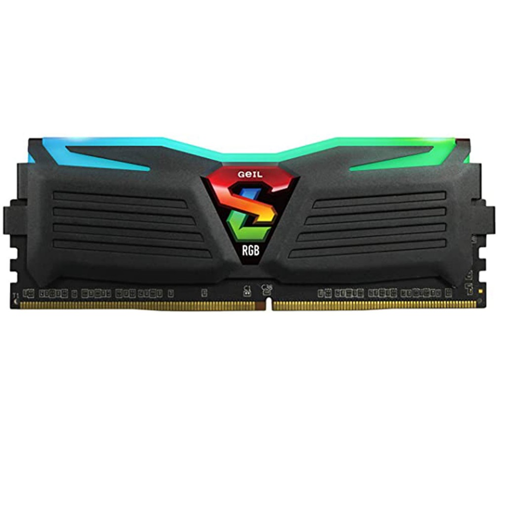 رم کامپیوتر DDR4 تک کاناله 2400 مگاهرتز CL17 گیل مدل SUPER LUCE RGB ظرفیت 8 گیگابایت رم کامپیوتر DDR4 تک کاناله 2400 مگاهرتز CL17 گیل مدل SUPER LUCE RGB ظرفیت 8 گیگابایت