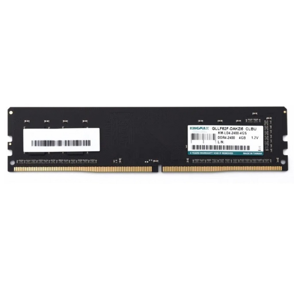 رم کامپیوتر DDR4 تک کاناله 2400 مگاهرتز CL17 کینگ مکس مدل Gllf62f-dakzi5 ظرفیت 4 گیگابایت رم کامپیوتر DDR4 تک کاناله 2400 مگاهرتز CL17 کینگ مکس مدل Gllf62f-dakzi5 ظرفیت 4 گیگابایت