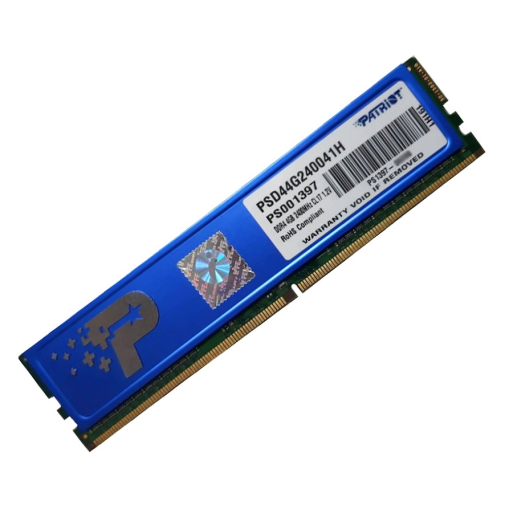 رم کامپیوتر DDR4 تک کاناله 2400 مگاهرتز CL17 پتریوت مدل PSD44G ظرفیت 4 گیگابایت رم کامپیوتر DDR4 تک کاناله 2400 مگاهرتز CL17 پتریوت مدل PSD44G ظرفیت 4 گیگابایت