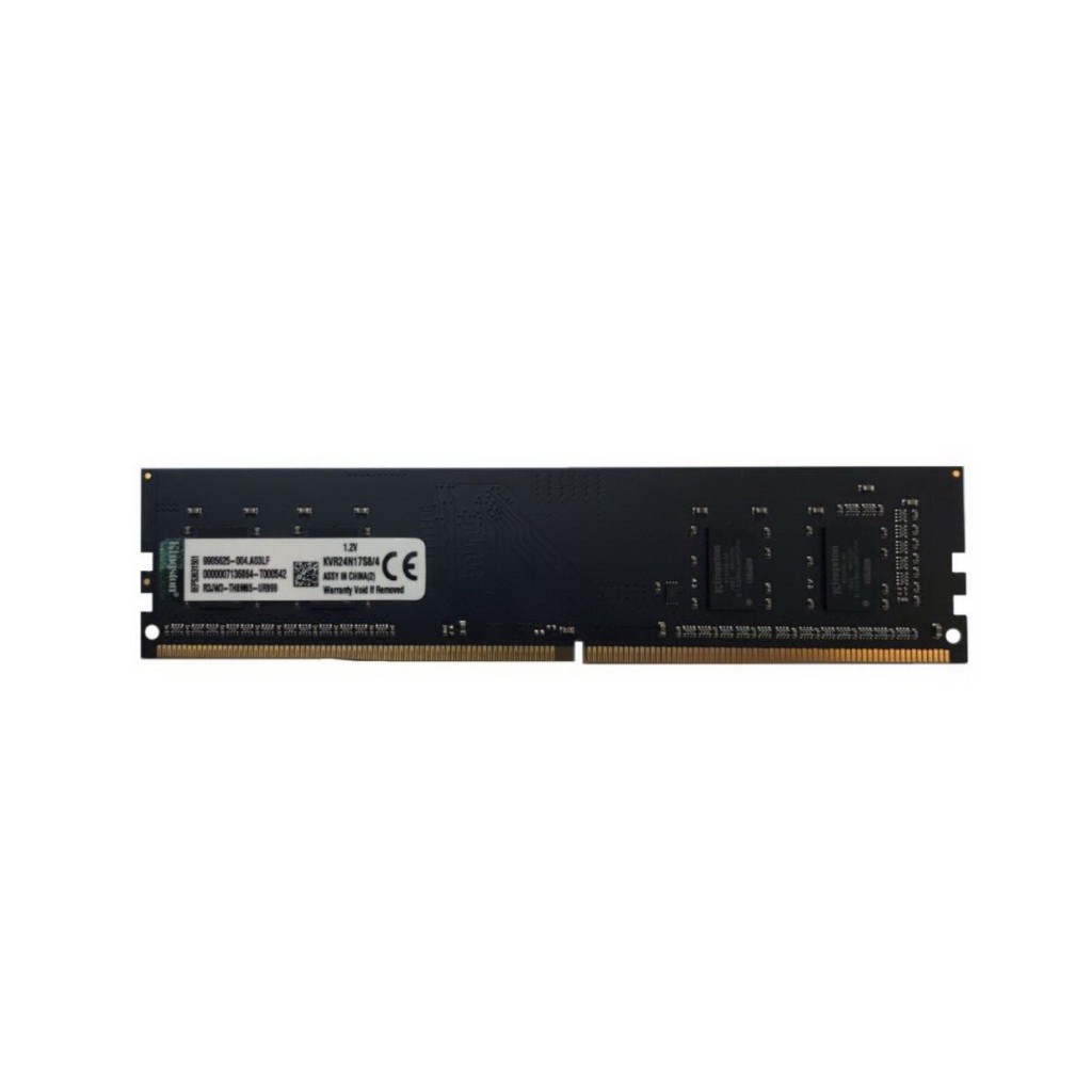 رم کامپیوتر DDR4 تک کاناله 2400 مگاهرتز cl18 کینگستون مدل kvr ظرفیت 4 گیگابایت رم کامپیوتر DDR4 تک کاناله 2400 مگاهرتز cl18 کینگستون مدل kvr ظرفیت 4 گیگابایت