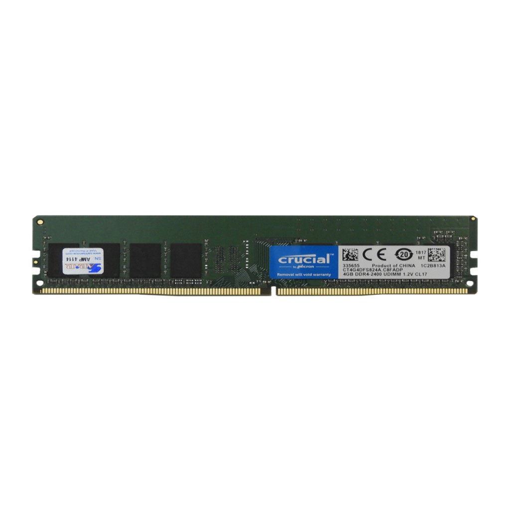 رم کامپیوتر DDR4 تک کاناله 2400 مگاهرتز کروشیال مدل CL17 ظرفیت 4 گیگابایت رم کامپیوتر DDR4 تک کاناله 2400 مگاهرتز کروشیال مدل CL17 ظرفیت 4 گیگابایت