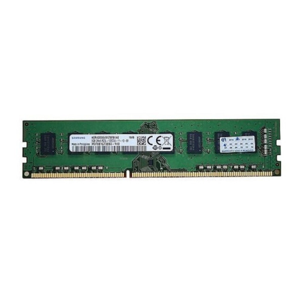 رم کامپیوتر DDR4 تک کاناله 2666 مگاهرتز CL19 سامسونگ مدل PC4-21300 ظرفیت 8 گیگابایت