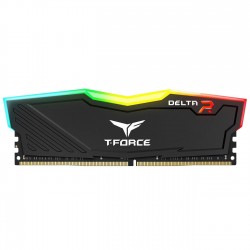 رم کامپیوتر DDR4 تک کاناله 3000 مگاهرتز CL16 تیم گروپ مدل DELTA RGB ظرفیت 16 گیگابایت