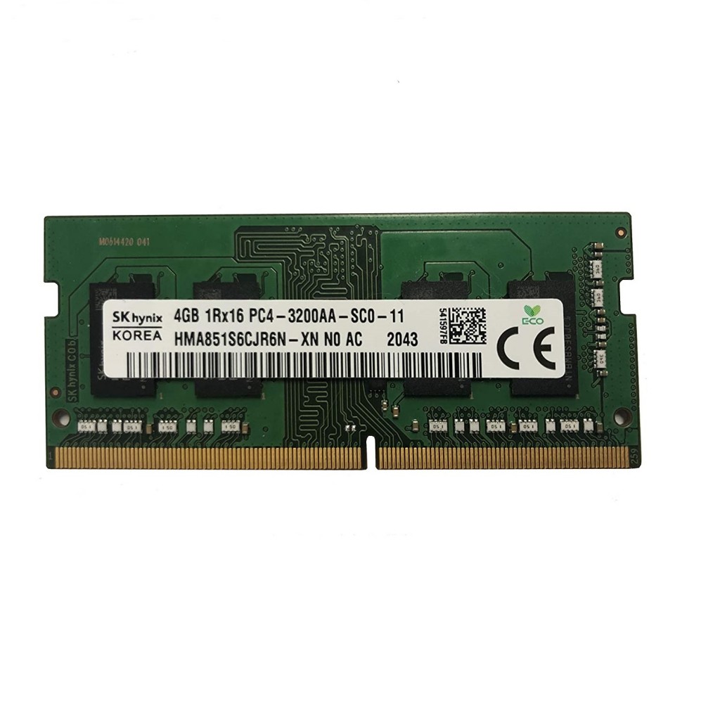 رم لپ تاپ DDR4 تک کاناله 3200مگاهرتز CL15 اس کی هاینیکس مدل PC4-3200 ظرفیت 4 گیگابایت رم لپ تاپ DDR4 تک کاناله 3200مگاهرتز CL15 اس کی هاینیکس مدل PC4-3200 ظرفیت 4 گیگابایت