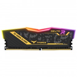 رم کامپیوتر DDR4 تک کاناله 3200 مگاهرتز CL16 تیم گروپ مدل T-Force TUF Delta RGB ظرفیت 32 گیگابایت