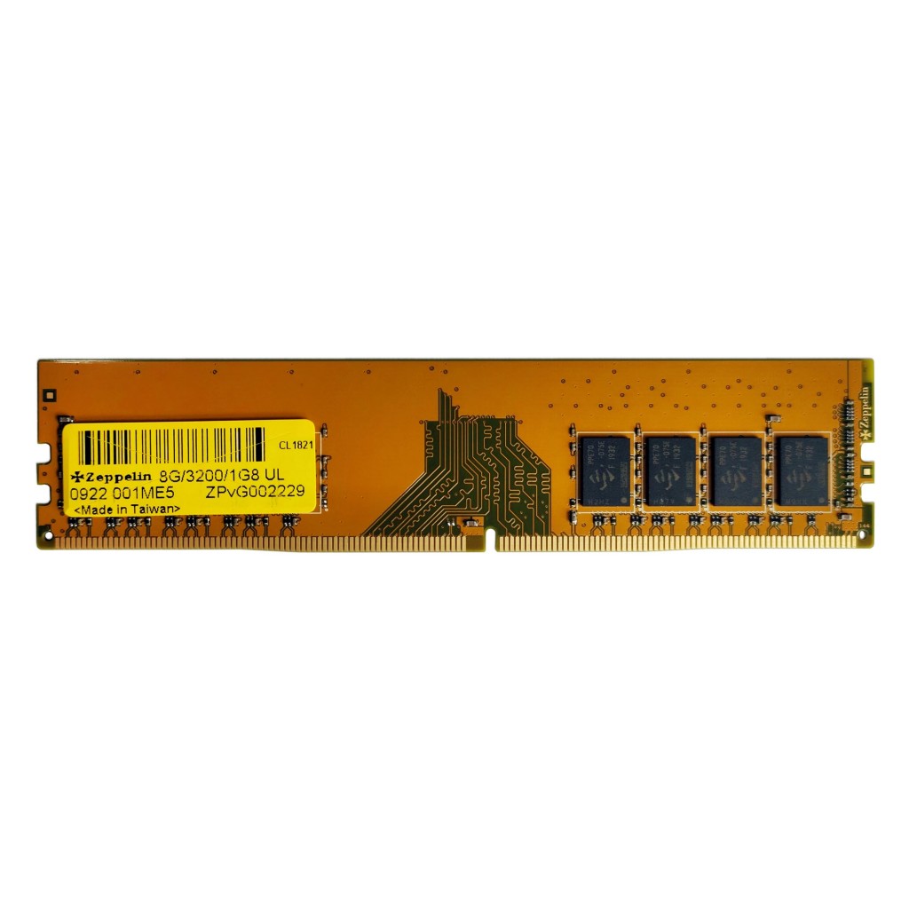 رم کامپیوتر DDR4 تک کاناله 3200 مگاهرتز CL17ا زپلین مدل UL ظرفیت 8 گیگابایت