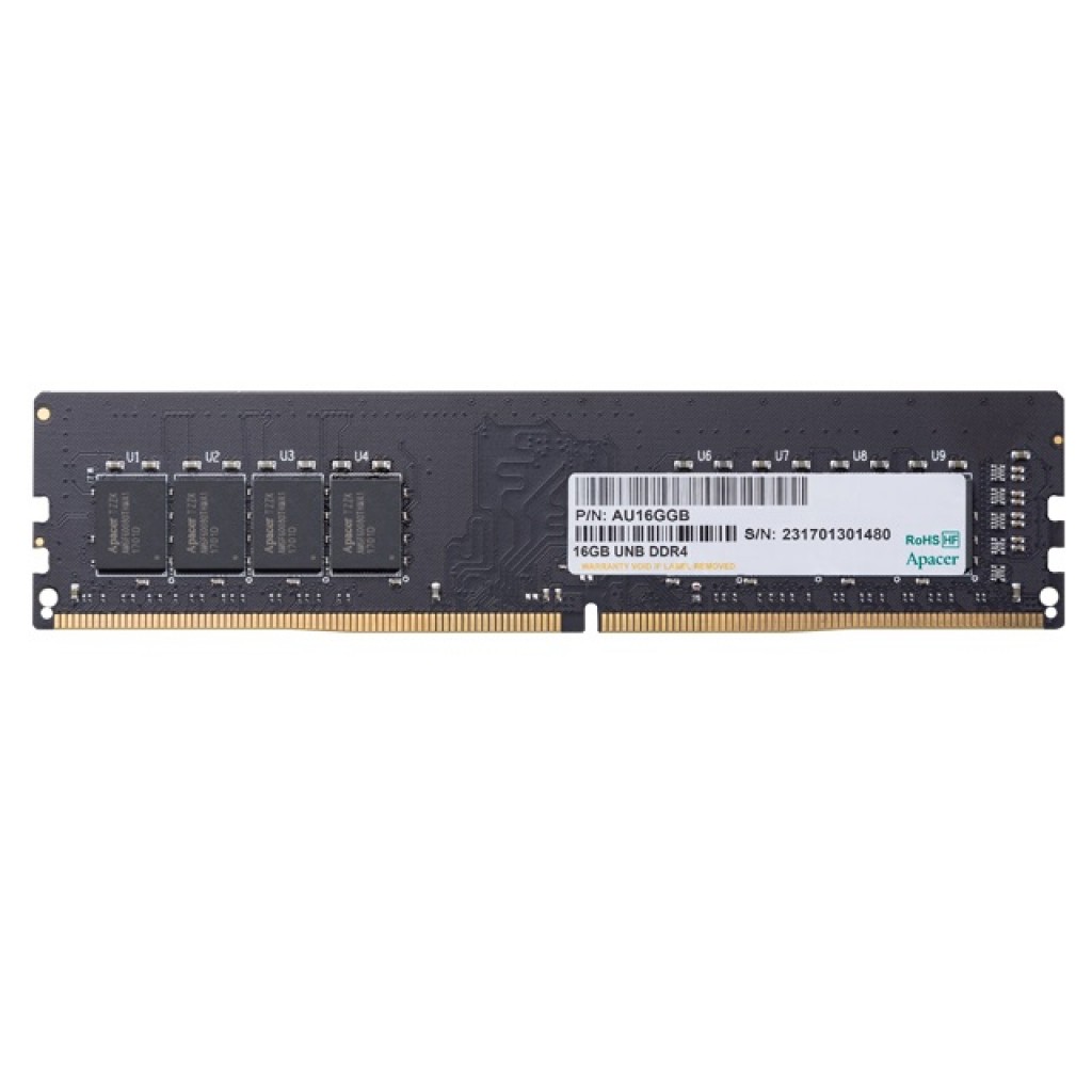رم کامپیوتر DDR4 تک کاناله 3200 مگاهرتز CL22 اپیسر مدل AS16GGB32 ظرفیت 16 گیگابایت رم کامپیوتر DDR4 تک کاناله 3200 مگاهرتز CL22 اپیسر مدل AS16GGB32 ظرفیت 16 گیگابایت