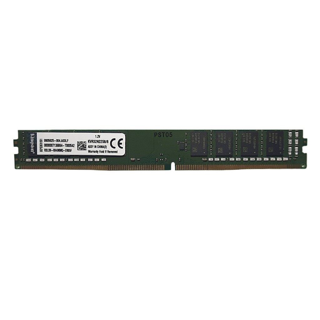 رم کامپیوتر DDR4 تک کاناله 3200 مگاهرتز cl22 کینگستون مدل kvr ظرفیت 8 گیگابایت رم کامپیوتر DDR4 تک کاناله 3200 مگاهرتز cl22 کینگستون مدل kvr ظرفیت 8 گیگابایت