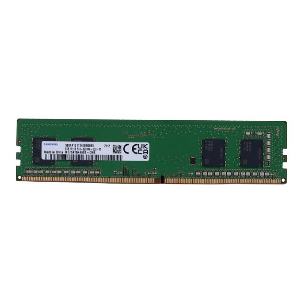 رم کامپیوتر DDR4 تک کاناله 3200 مگاهرتز CL22 سامسونگ مدل PC4-25600 ظرفیت 8 گیگابایت