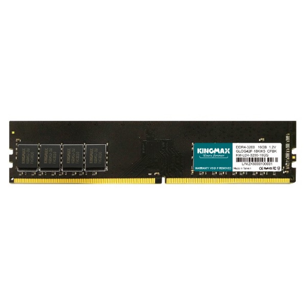 رم کامپیوتر DDR4 تک کاناله 3200 مگاهرتز کینگ مکس مدل GLOH22F-28KHK5 ظرفیت 16 گیگابایت