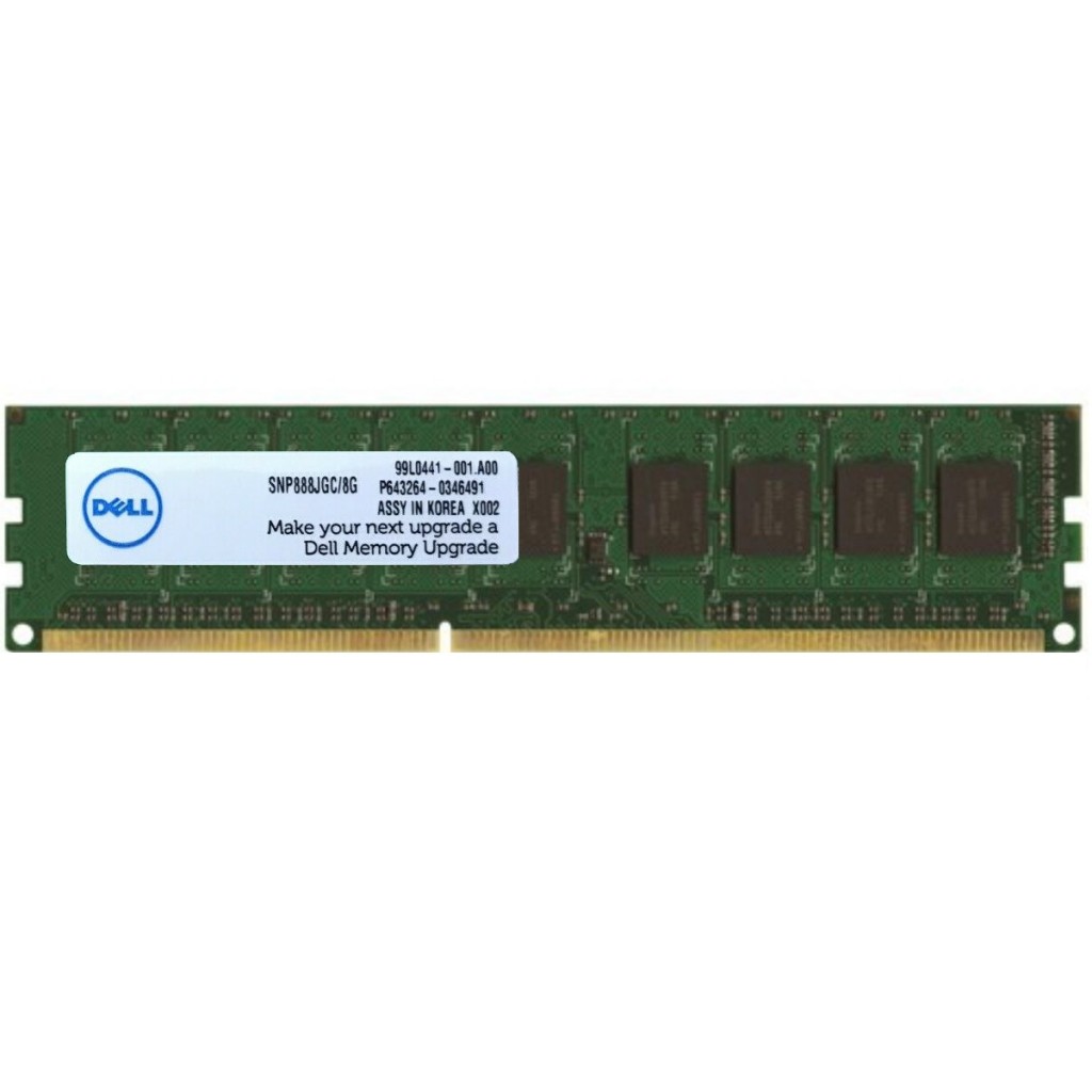 رم کامپیوتر DDR4 تک کاناله 2133 مگاهرتز CL15 دل مدل SNP888JGC ظرفیت 8 گیگابایت رم کامپیوتر DDR4 تک کاناله 2133 مگاهرتز CL15 دل مدل SNP888JGC ظرفیت 8 گیگابایت