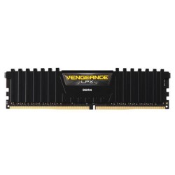 رم کامپیوتر DDR4 تک کاناله 2400 مگاهرتز CL16 کورسیر مدل VENGANCE LPX ظرفیت 4 گیگابایت