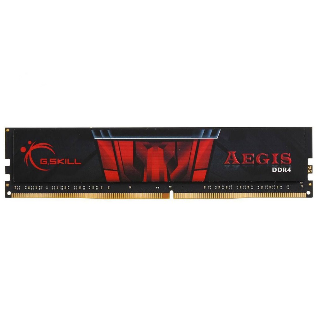 رم کامپیوتر DDR4 تک کاناله 2400 مگاهرتز CL17 جی اسکیل مدل Aegis ظرفیت 4 گیگابایت رم کامپیوتر DDR4 تک کاناله 2400 مگاهرتز CL17 جی اسکیل مدل Aegis ظرفیت 4 گیگابایت